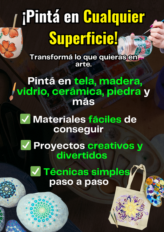¡Pintá en cualquier superficie!